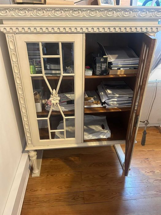 Conjunto 2 cristaleiras vintage clássicas