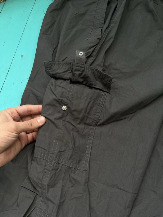 Штаны парашуты на утяжках снизу Next, размер S-M, карго штаны, y2k