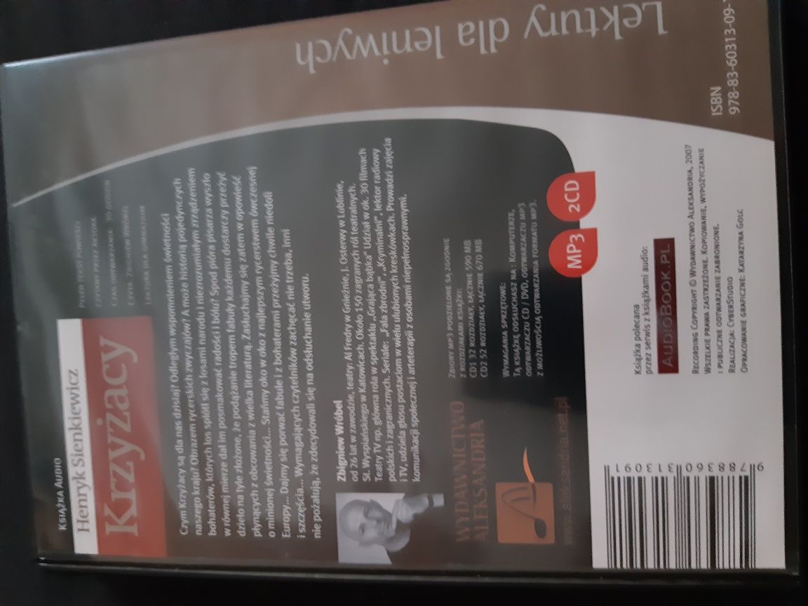 Krzyżacy Henryk Sienkiewicz płyta mp3