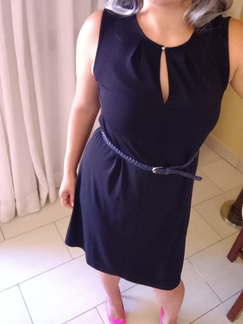 Sukienka z paskiem S 36 H&M