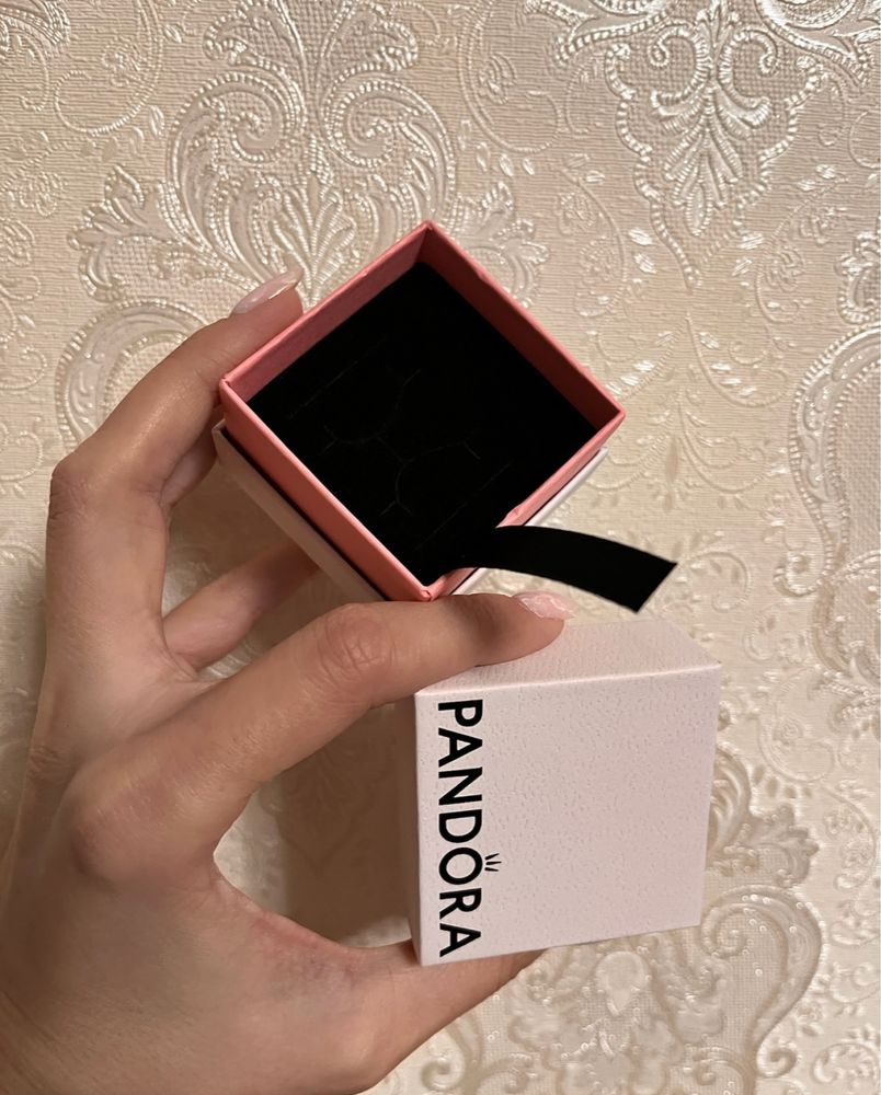 Каблучка Pandora Пандора сердечком різні кольори