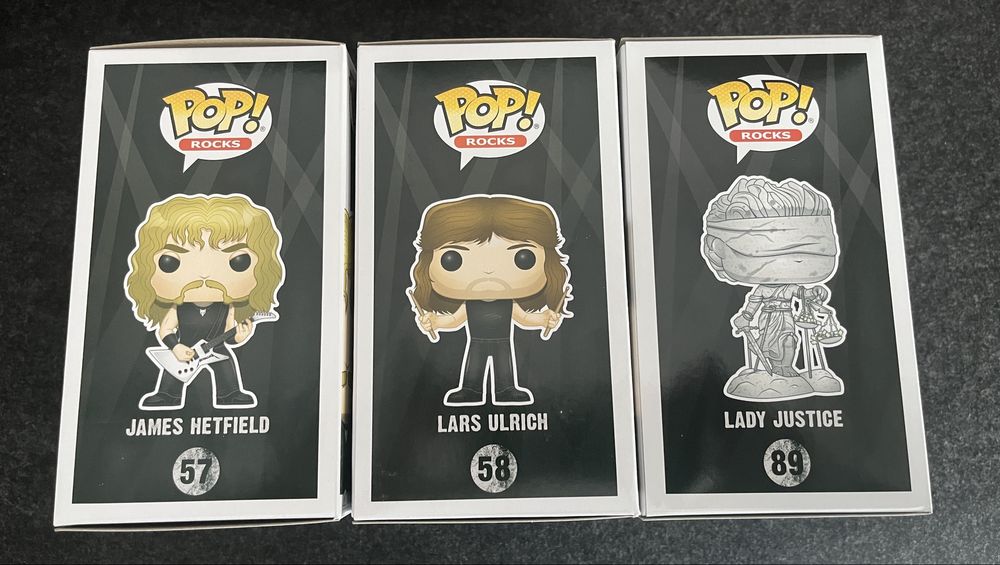 Pack 3 Funko Pop Metallica