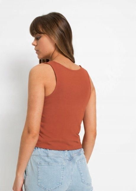 B.P.C top miedziany krótki r.40/42