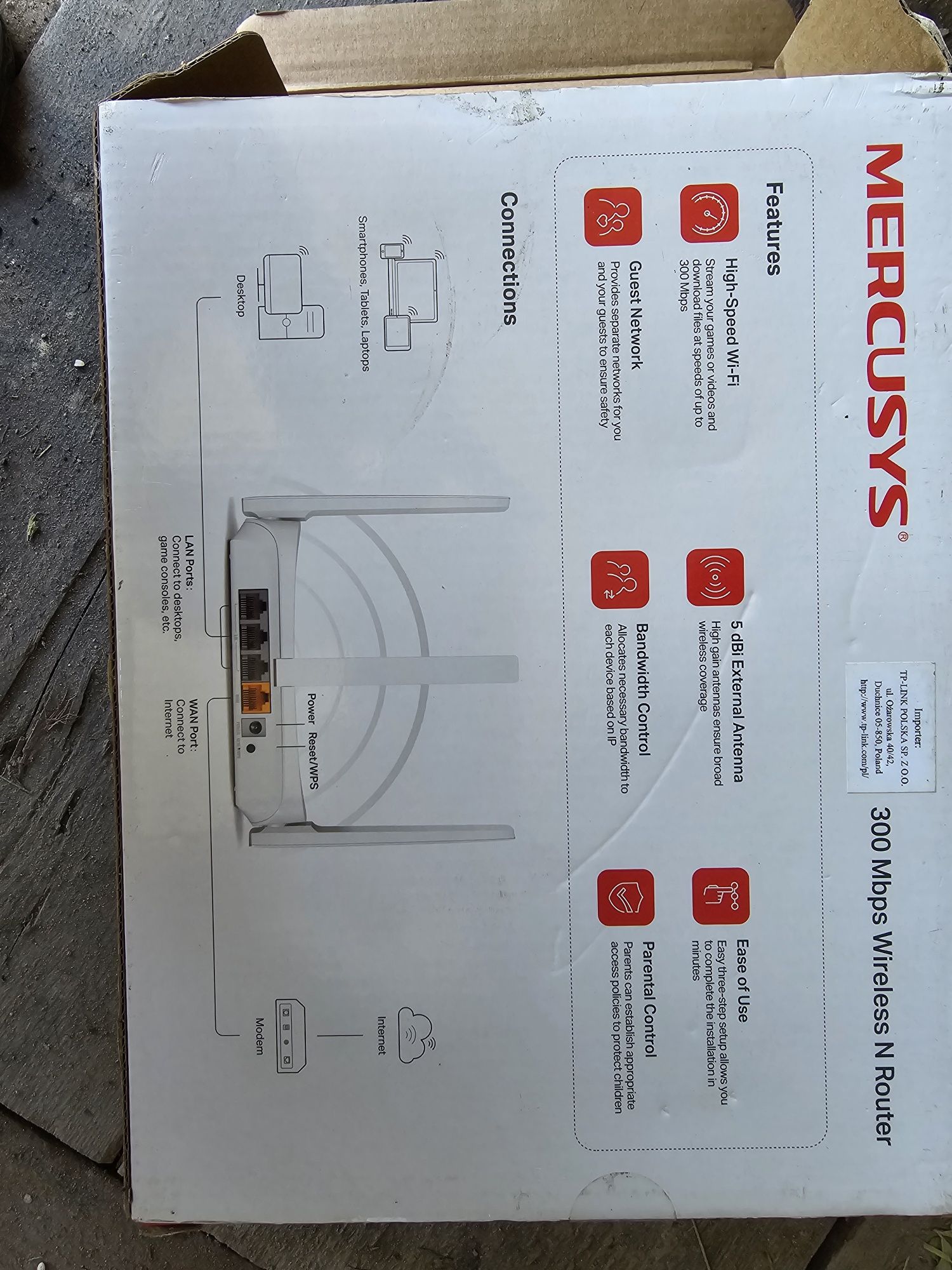 Router mercusys mw305r