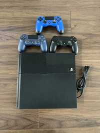 PlayStation 4 com 1 TBcom 3 comandos