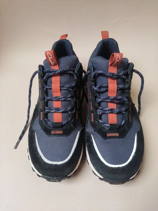 Чоловічі сині кросівки Clarks Atl Trek Walk на Waterproof