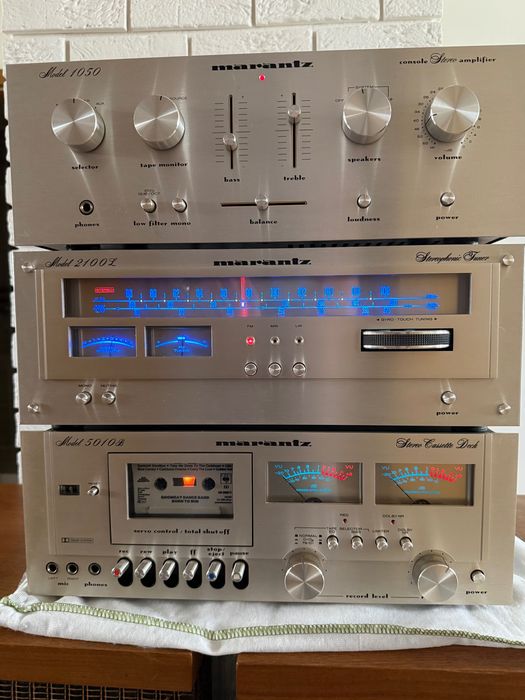 Zestaw Vintage Marantz - 1050, 2100L, 5010B
