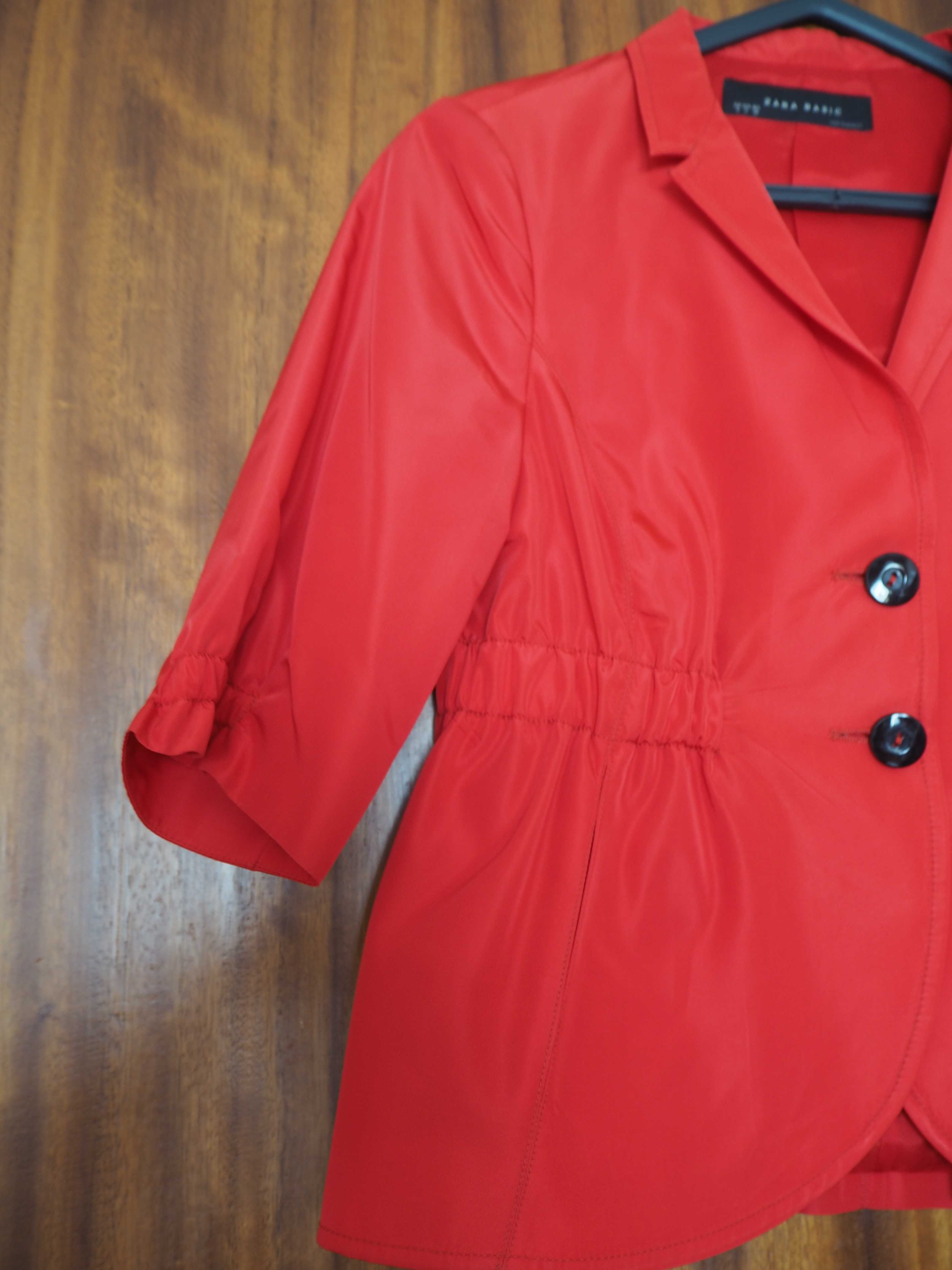 Casaco Casual Vermelho Zara Tamanho S NOVO