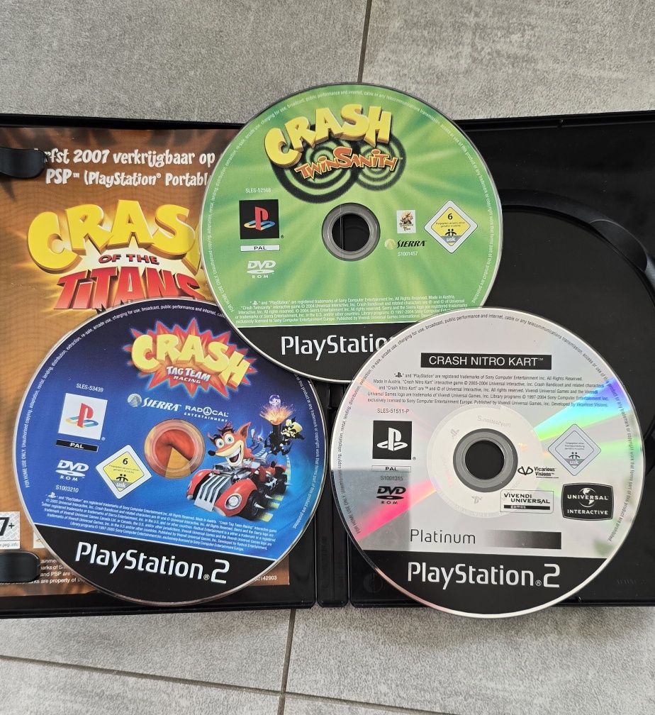 Crash bandicoot action pack PS2
