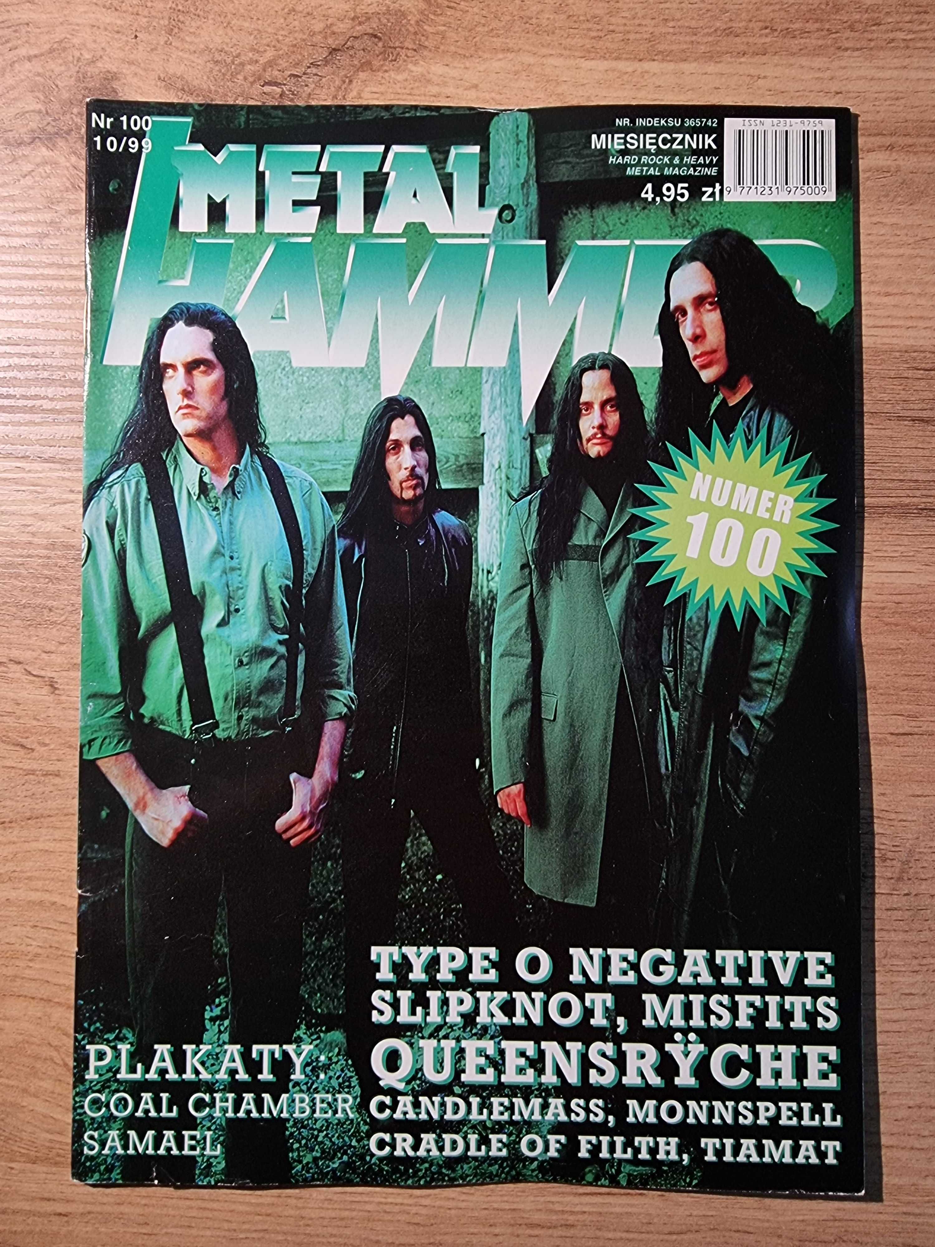 Metal Hammer 1999 - Type O Negative, Plakaty: Coal Chamber i Samael