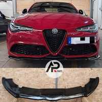 Alfa Romeo Giulia Veloce Sprint Ti Lip Lamina Frontal Preto brilhante