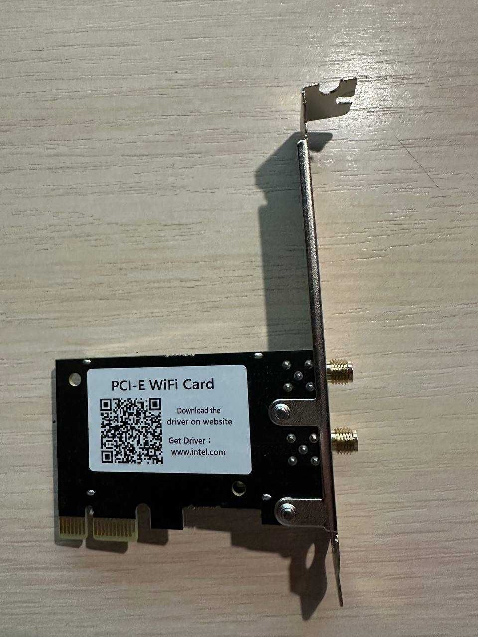 Адаптер Wi-Fi 6 + Bluetooth 5.2 PCI-E Aeisda Intel AX200