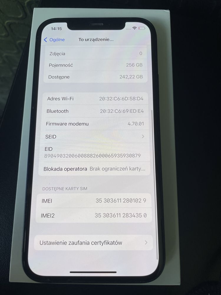 Iphone 12 256Gb super stan
