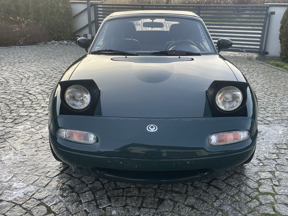 Mazda Mx5 NA 1996 British Racing Green Beżowy Dach