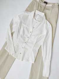 Белоснежно белая рубашка 12-18 лет
