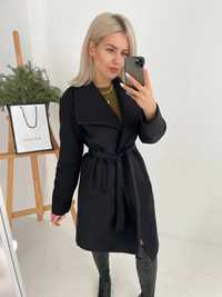 Чорне пальто накидка розмір 48(л)