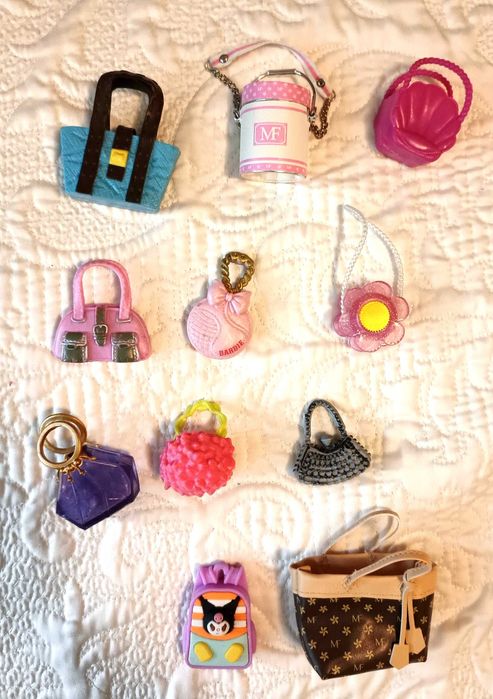 Zestaw torebek Barbie 11 sztuk, oryginał