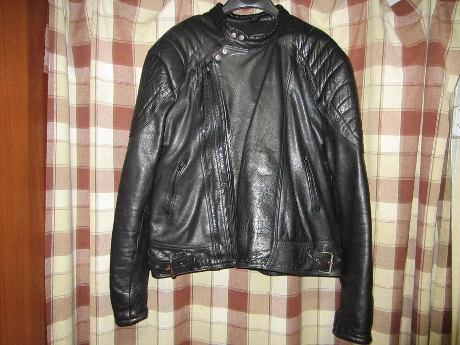 Куртка Пилот Бомбер Кожаная МотоВинтажная Мужская Авиатор TOP GUN XXL