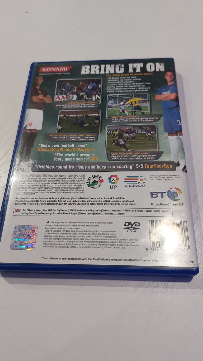 Pro Evolution Soccer PS2 PlayStation 2