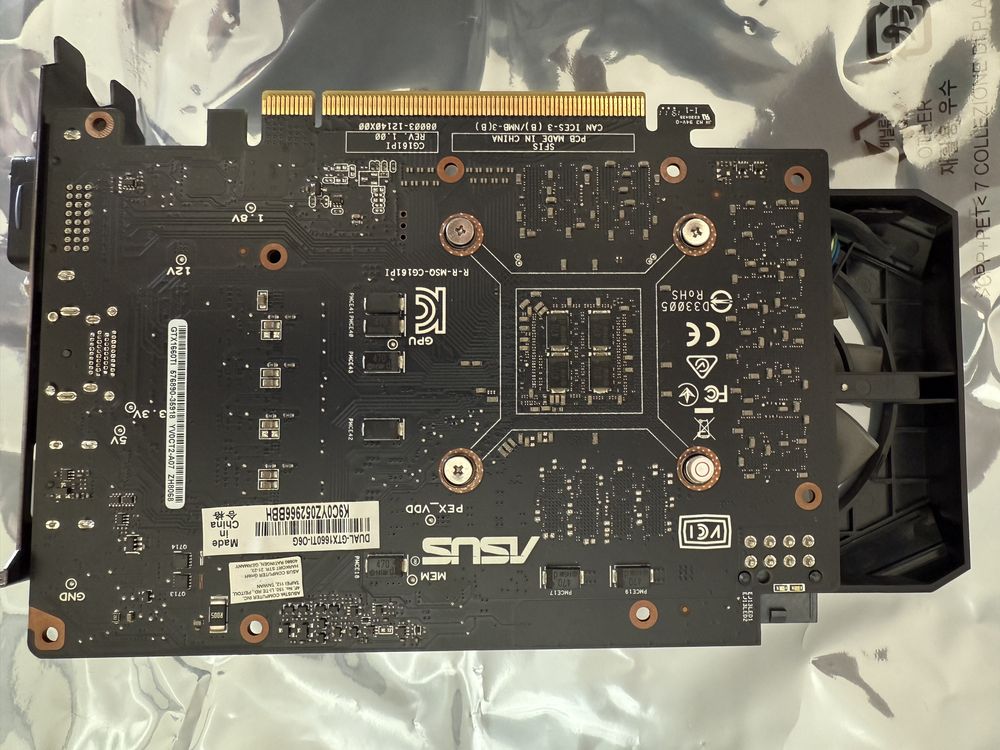 placa grafica Asus Geforce GTX1660ti 6g