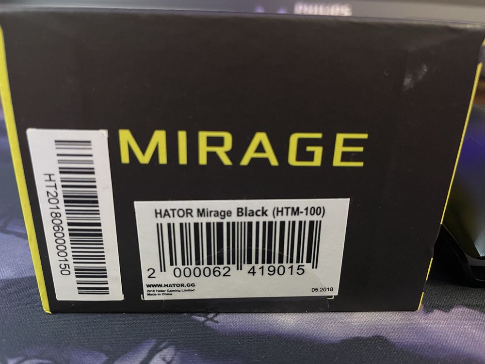 Мышь HATOR Mirage Black