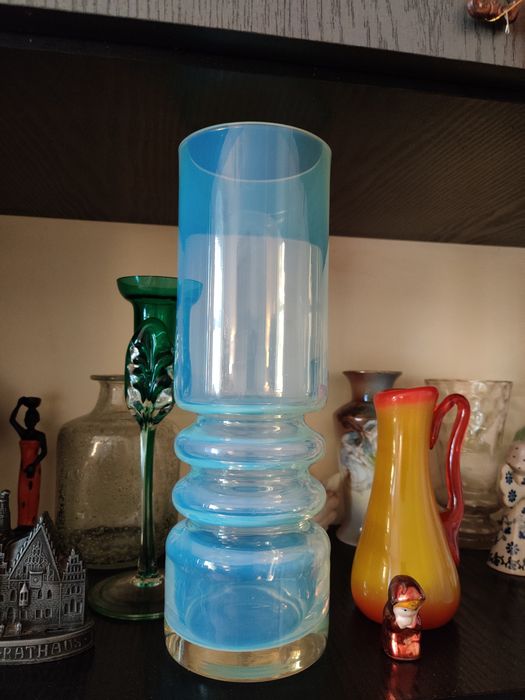 Wazon Trybik Z. Horbowy (?) duszek Huta Sudety Barbara Szkło PRL