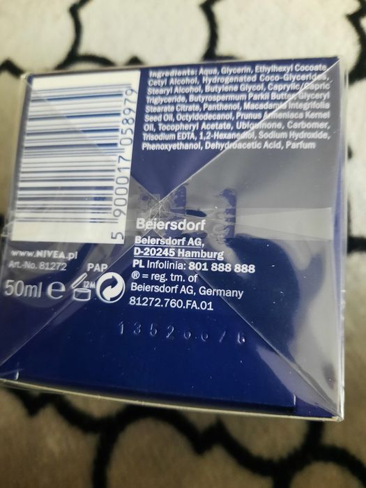 Nivea krem ujedrniajacy na noc 50+