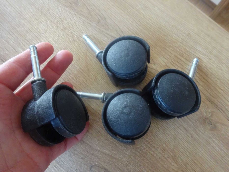 4 kółka do stolika fotela obrotowe 4,7 cm