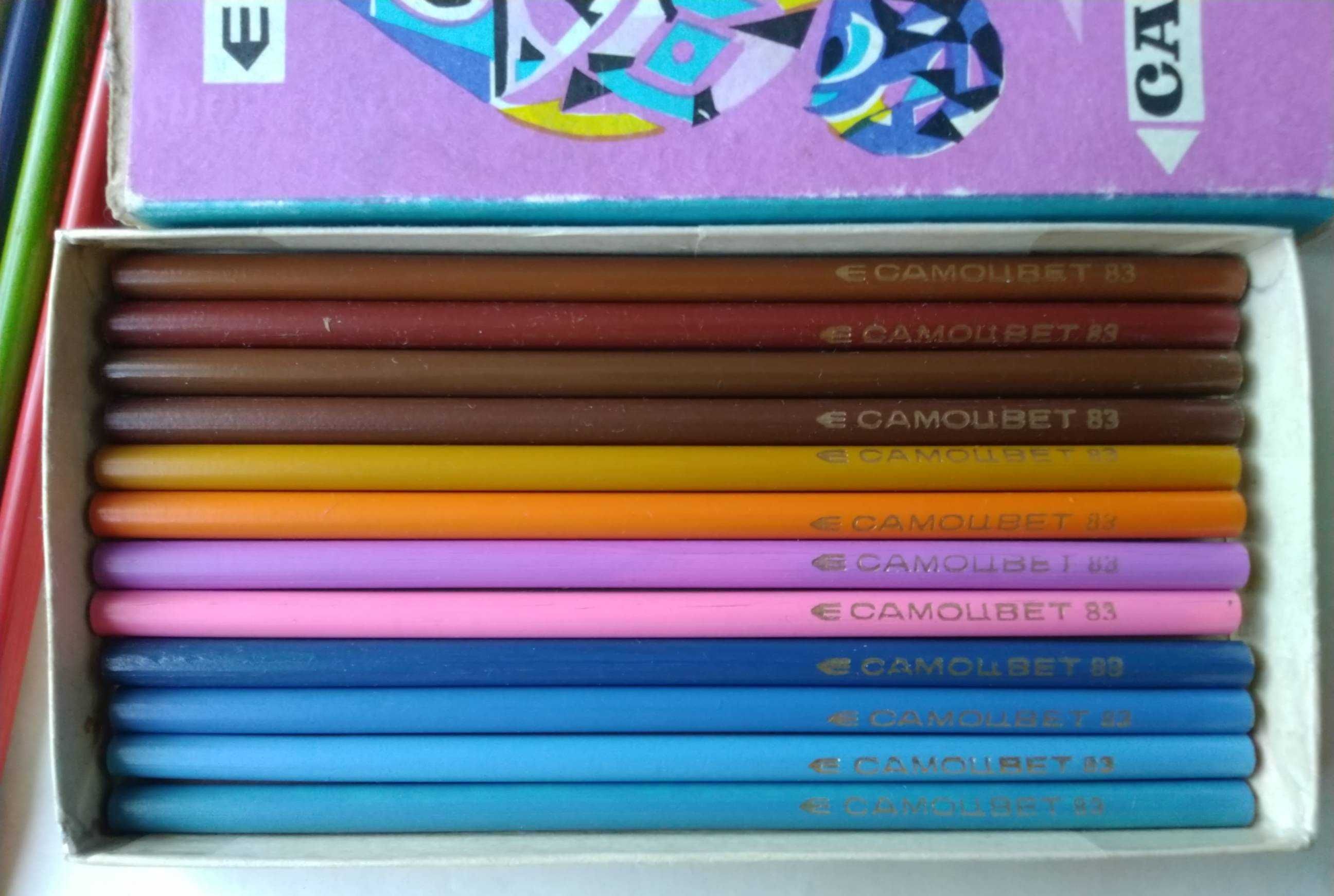 Карандаши цветные Самоцвет рисовальные 2М-4М 24 шт.