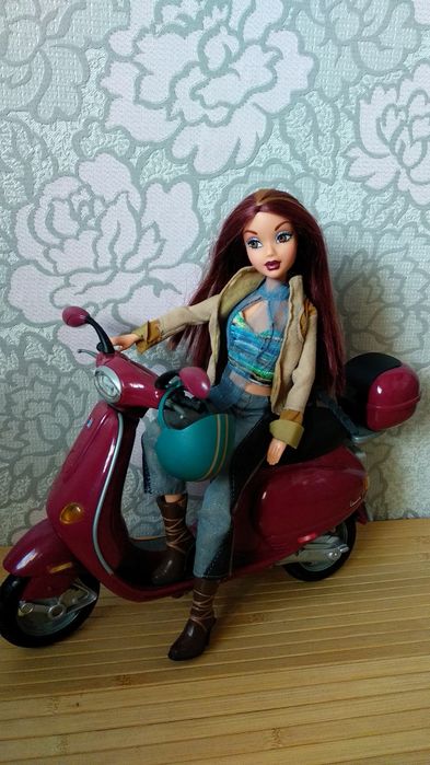 Кукла Барби Barbie винтаж My Scene Vespa скутер