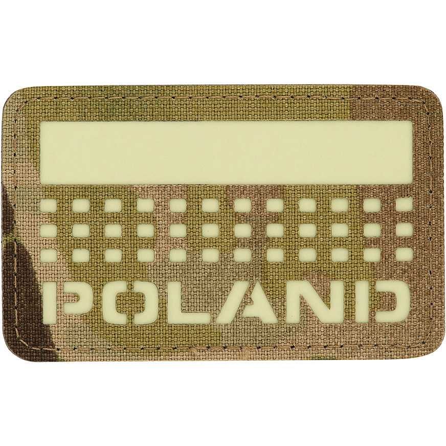 M-Tac Naszywka Patch Flaga Poland Laser Cut Multicam Luminate