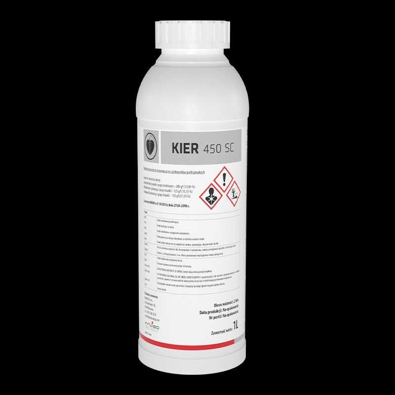 KIER 450 SC wszechstronny fungicyd 1 i 5l  /3. substancje/ chwościk