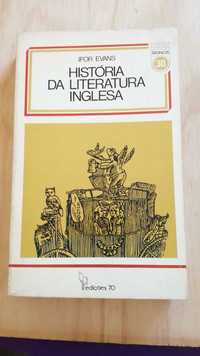 História da Literatura Inglesa de Ifor Evans - Signos 30 - edições 70