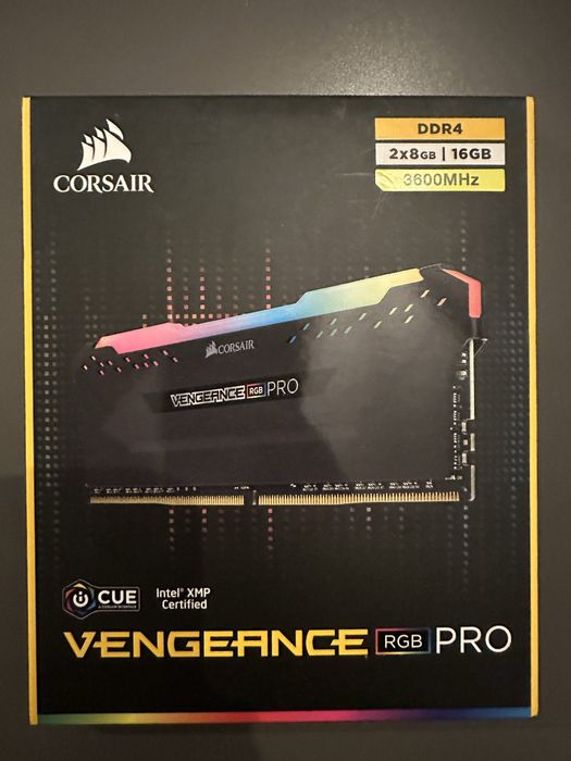 Pamięć corsair Vengeance RGB PRO 2x8gb 3600MHz