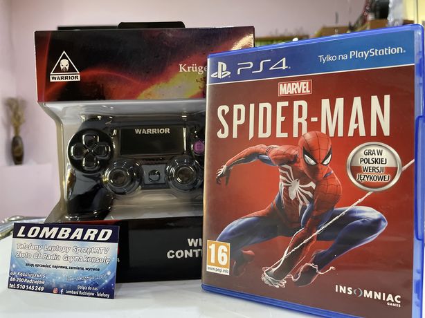 Nowy Pad PS4 / Gra Spider-Man / gwarancja / sklep