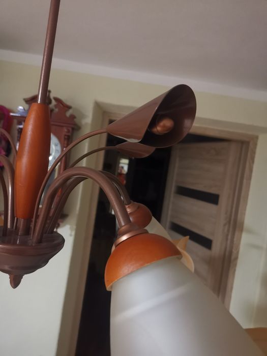 Żyrandol kompletny super stan
