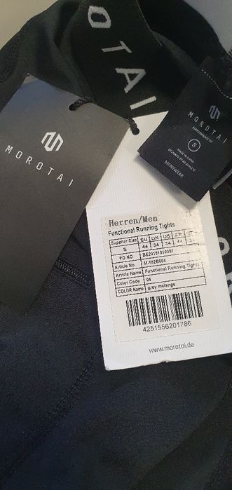 Spodnie legginsy sportowe męskie rozmiar S Nowy z metką