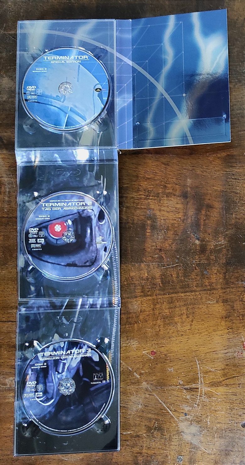 Terminator BOX 1,2,3 DVD 6 płyt zestaw kolekcjonerski