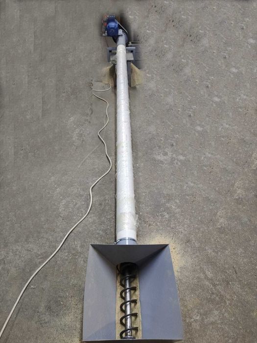 Зернопогрузчик шнек для зерна гнучкий шнековий навантажувач сипких