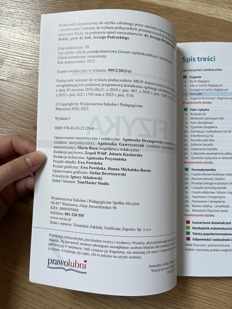 Podręcznik Fizyka 2 WSiP