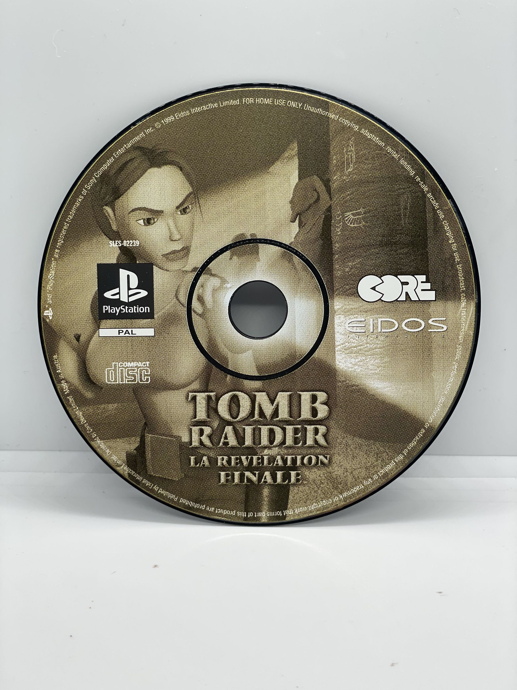 Tomb Raider Last Revelation PS1 (CD) (FR) PSX