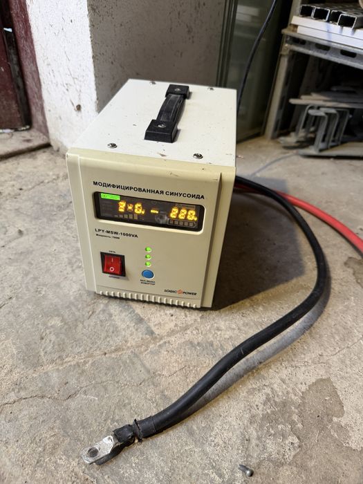 Безперебійник + два акумулятори (для котла)