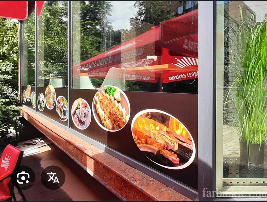 Поклейка плівки оракал на вітрини та інше. Оракал. Низькі ціни