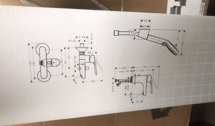 Змішувачі у ванну 3 в 1 Hansgrohe сантехніка душ