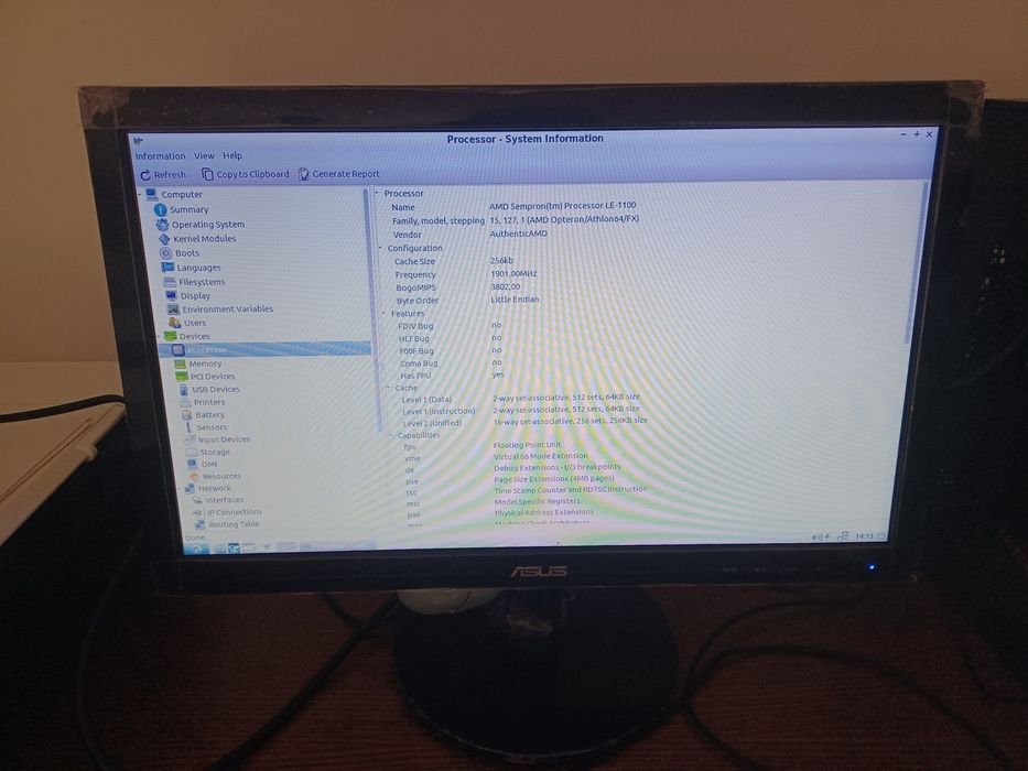 Computador com Processador Amd Sempron, 320GB Ssd, 2GB Ram