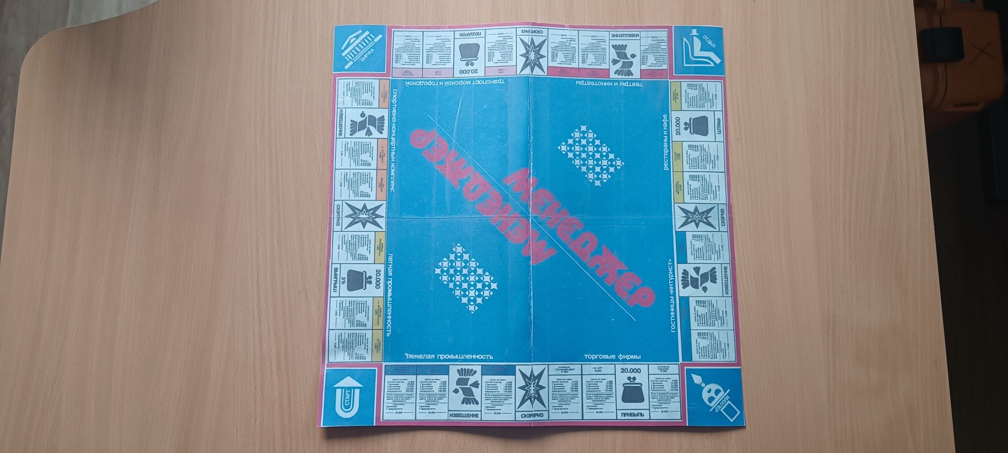 Настольная игра Менеджер. Самоделка.
