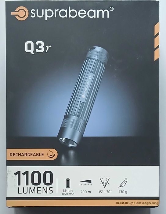 Latarka Suprabeam Q3r - 1100 lumenów*nowa oryginał w pudełku