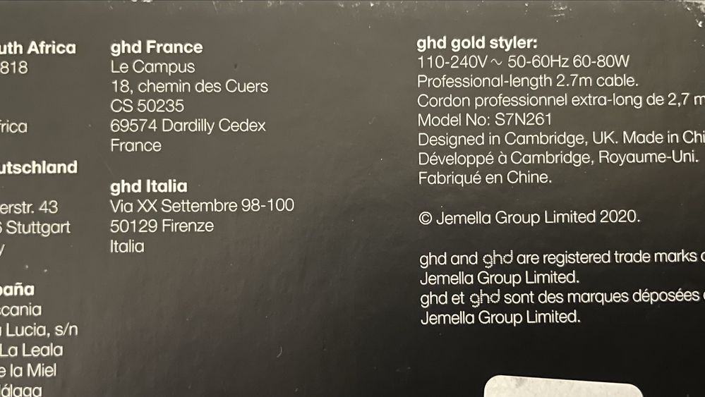 Випрямляч для волосся GHD Gold