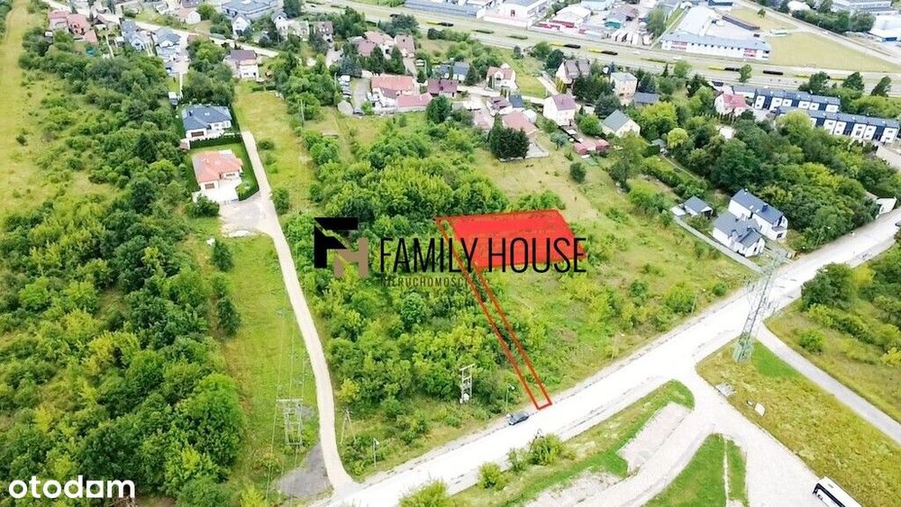 Kielce, działka pod dom - 835 m2. Wietrznia