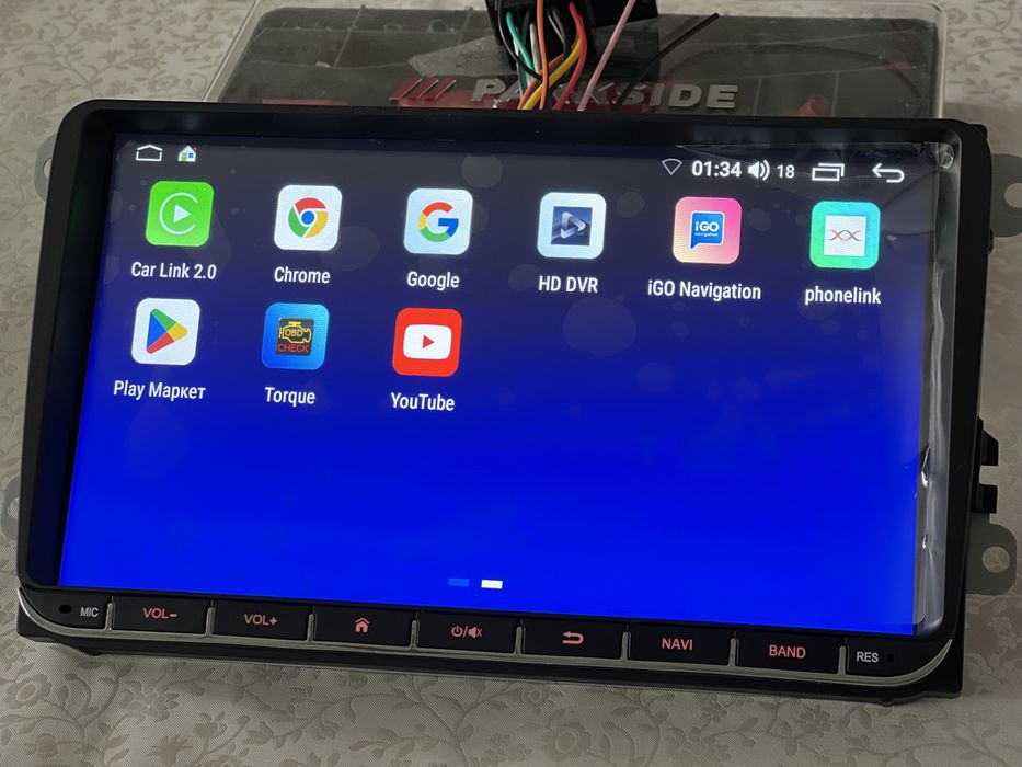 Магнітола універсальна Android 14Vag Volkswagen Skoda Seat Touran Golf